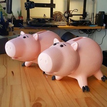 hamm cerdo juguete historia juego humm pixar película tararear jamón jugar byk colección original leñoso animación rango 3d print model - Mito3D