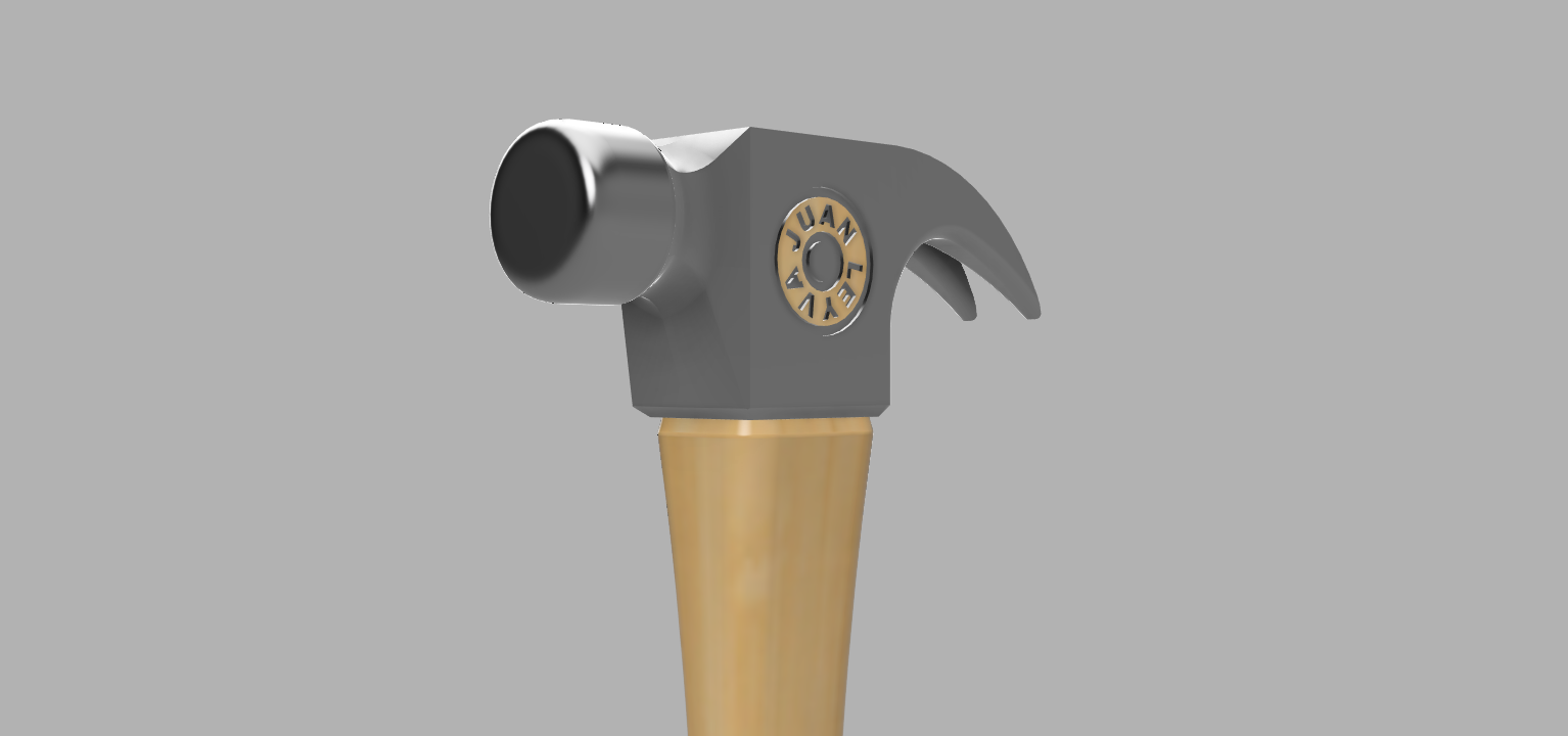 Hammer 3D print model - Mito3D