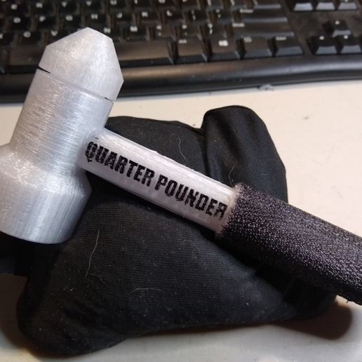 martelo malho trimestre batedor ferramenta mão Ferramentas cozinha utensílios paulada maluco 3D print model - Mito3D