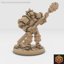 martello guardia robot tavolo warhammer 40k dnd draghi mecha fdm miniatura serbatoio battaglia 3d print model - Mito3D