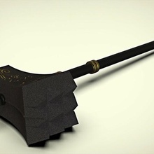 hammer king robert baratheon - sword épée epee warhammer game of thrones got cosplay weapon 3d print model - Mito3D