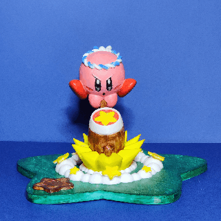 martello Kirby nintendo figura decorazione gioco videogioco nes game Boy stella super distruggere bros 3d print model - Mito3D