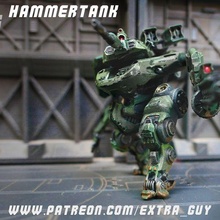 hammer tank 75mm presupported 3d printing print model art 3dprint stl resin hobby sculpt figures mech robot 3d print model - Mito3D