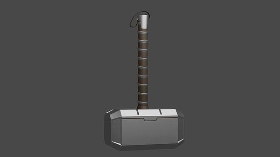 hammer thor 3d print model - Mito3D