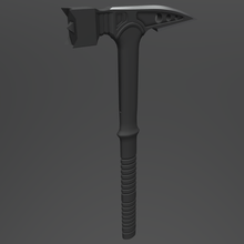 hammer unique axe airsoft weapon 3d print model - Mito3D