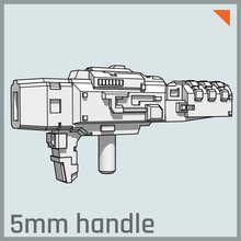 martelage transformateurs arme 5mm post jeu à feu l'arme les 3d print model - Mito3D