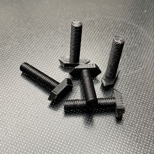 hammerhead screw m5x0 8x20 3d printer rail hammer m5 creality compatible 3D print model - Mito3D