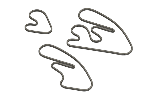 hampton downs motorsport park + assetto corsa track Game race circuit 3d print model - Mito3D