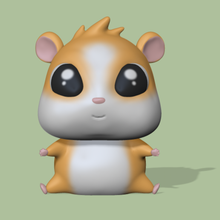 le hamster art mignon figure sculpter la sculpture sculptures animal jouet toy 3d print model - Mito3D