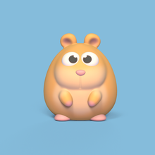 hamster gros yeux 3d print model - Mito3D