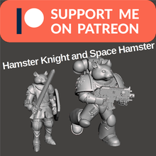 hamster knight space toy 3d print model - Mito3D