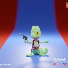han solo Treecko star savaşlar pokemon ezmek 3d print model - Mito3D