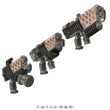hand-held flamethrowers space stormtroopers game flamer pistol bit marine primaris toy accessories warhammer 3d print model - Mito3D