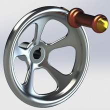 hand wheel üstesinden gelmek 3d print model - Mito3D
