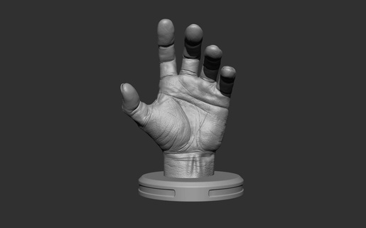 hand01 arm candle holder creepy dead glory hand harry potter hellboy left light magic torch witch witchcraft zombie sculptures 3d print model - Mito3D