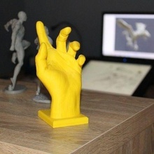 main bras statue doigt art 3d print model - Mito3D