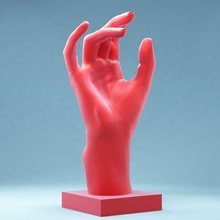 hand 5 ease art posed anatomy human fingers realism 3d scan 3d print model - Mito3D