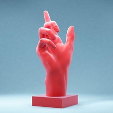 hand 7 art posed anatomy human fingers realism 3d scan 3d print model - Mito3D