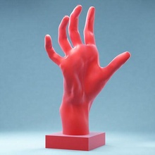 mão 8 garra arte posado anatomia humano dedos realismo 3d Varredura 3d print model - Mito3D