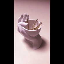hand bowl art plant pot holder decoration 3d print model - Mito3D