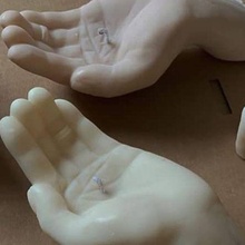 mão vela candel corpo decoração casa arte mulher 3d 3d print model - Mito3D