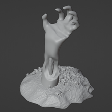 mano cementerio 3d print model - Mito3D