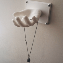 hand coat hanger gadget holder organizer wall coathook coathanger 3d print model - Mito3D