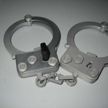 hand cuffs cuff handcuff handcuffs toy 3d print model - Mito3D