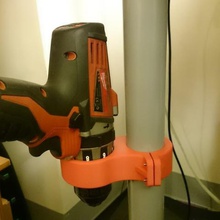 hand-Bohrer-Halter ikea Tisch tool driller hack 3d print model - Mito3D