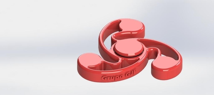 el kıpır spinner virgül grupo bkz 3d yazıcılar 3d print model - Mito3D