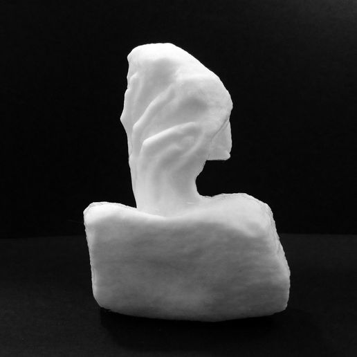 el Tanrı mus Rodin Paris Sanat 3D print model - Mito3D