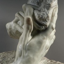 hand god muse rodin paris art sculptures 3d print model - Mito3D