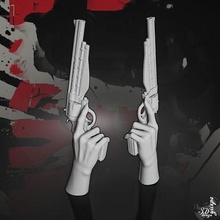 hand gun 3d print model - Mito3D