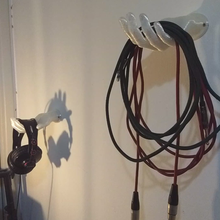hand hanger - hang wardrobe art modern 3d print model - Mito3D
