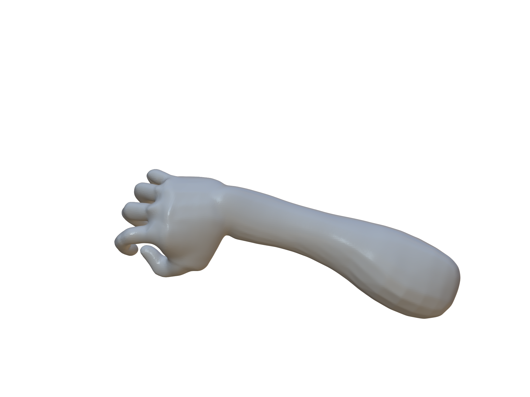 hand holding grabbing 3D print model - Mito3D