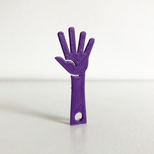 hand key holder gadget 3d print model - Mito3D