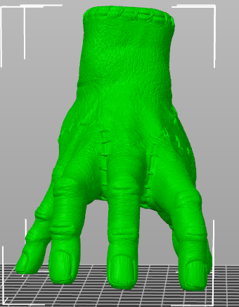 hand merlina mano de Art 3D print model - Mito3D