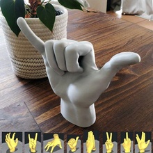 hand multiple poses & models art male sculpt fingers pose human stand vertical thumbs 3d print model - Mito3D