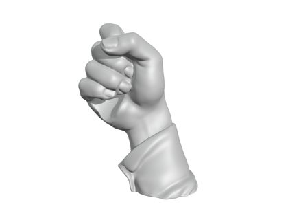 Hand Kunst Hände Anatomie arbeiten Arbeiter Person Design designer heim Haus 3d print model - Mito3D