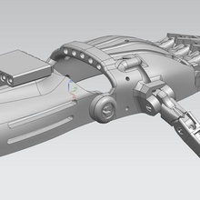mano protesi della gadget 3d print model - Mito3D