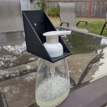 mano desinfectante jabón soporte casa suministros 3d print model - Mito3D