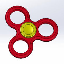 hand spinner gadget 3d print model - Mito3D