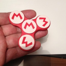 hand, spinner, mario gadget figet fiddget spinner fidget han Spielzeug 3d print model - Mito3D