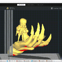 main Strelizia art anime chéri franxx sexy mèche robot combat waifu diorama 3d print model - Mito3D