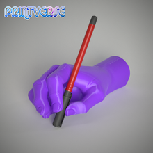 mão estilizado caneta suporte 3d print model - Mito3D