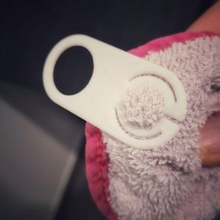 hand towel holder clip teaser tea towels 3d print model - Mito3D