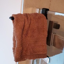 hand towel shower hanger glass door handtowel dryer glassdoor 3d print model - Mito3D