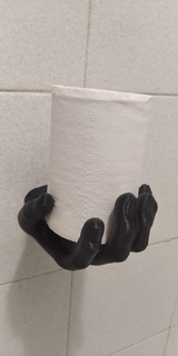 hand towel toilet paper hanger Home headphones headphone holder pen spool roll tool hook wall bathroom 3d print model - Mito3D