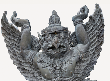 handgemacht Garuda Bronze Statue 3d print model - Mito3D