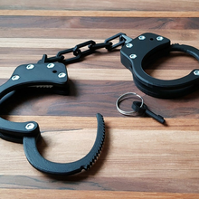 handcuffs fashion chain cosplay handcuff restraint costume 3d print model - Mito3D